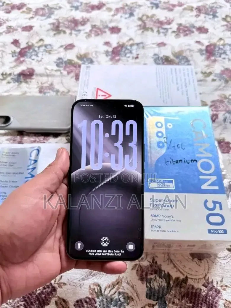 New Tecno Camon 50 Pro 256 GB Gray