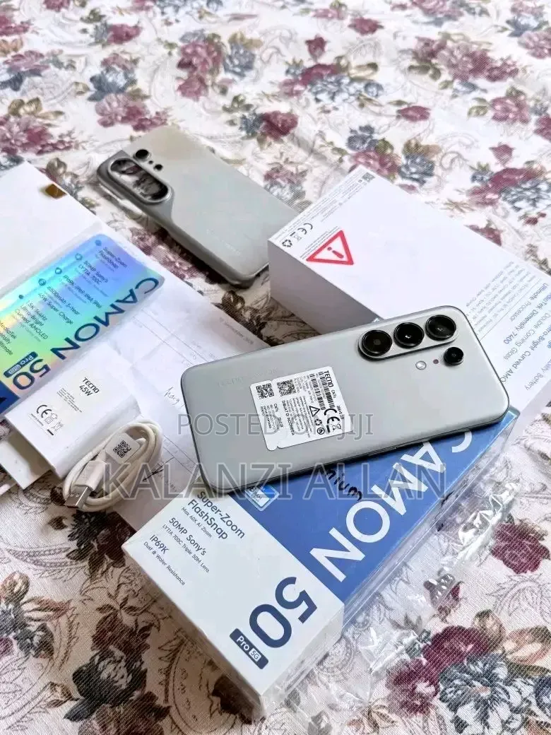 New Tecno Camon 50 Pro 256 GB Gray