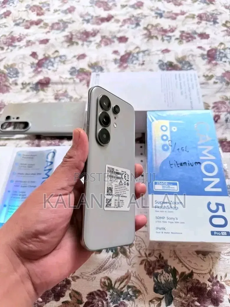 New Tecno Camon 50 Pro 256 GB Gray