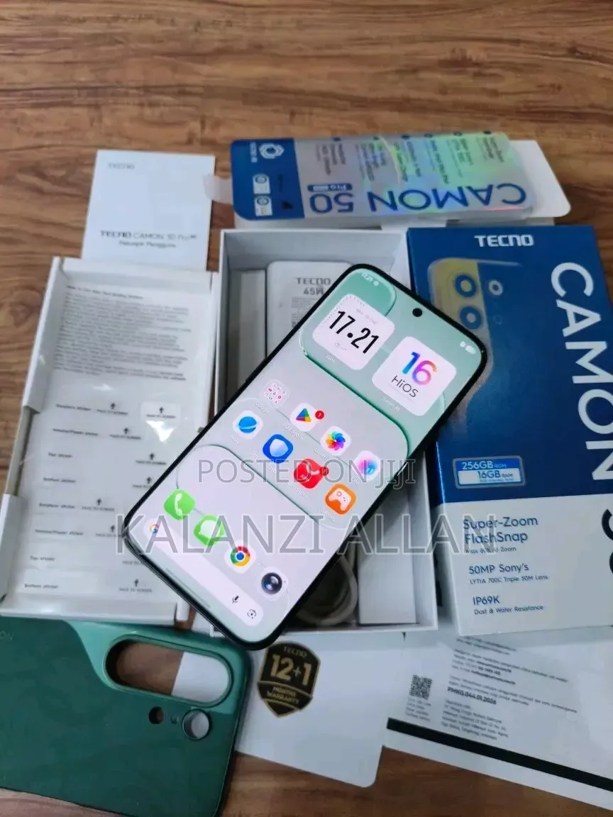 New Tecno Camon 50 Pro 256 GB Green