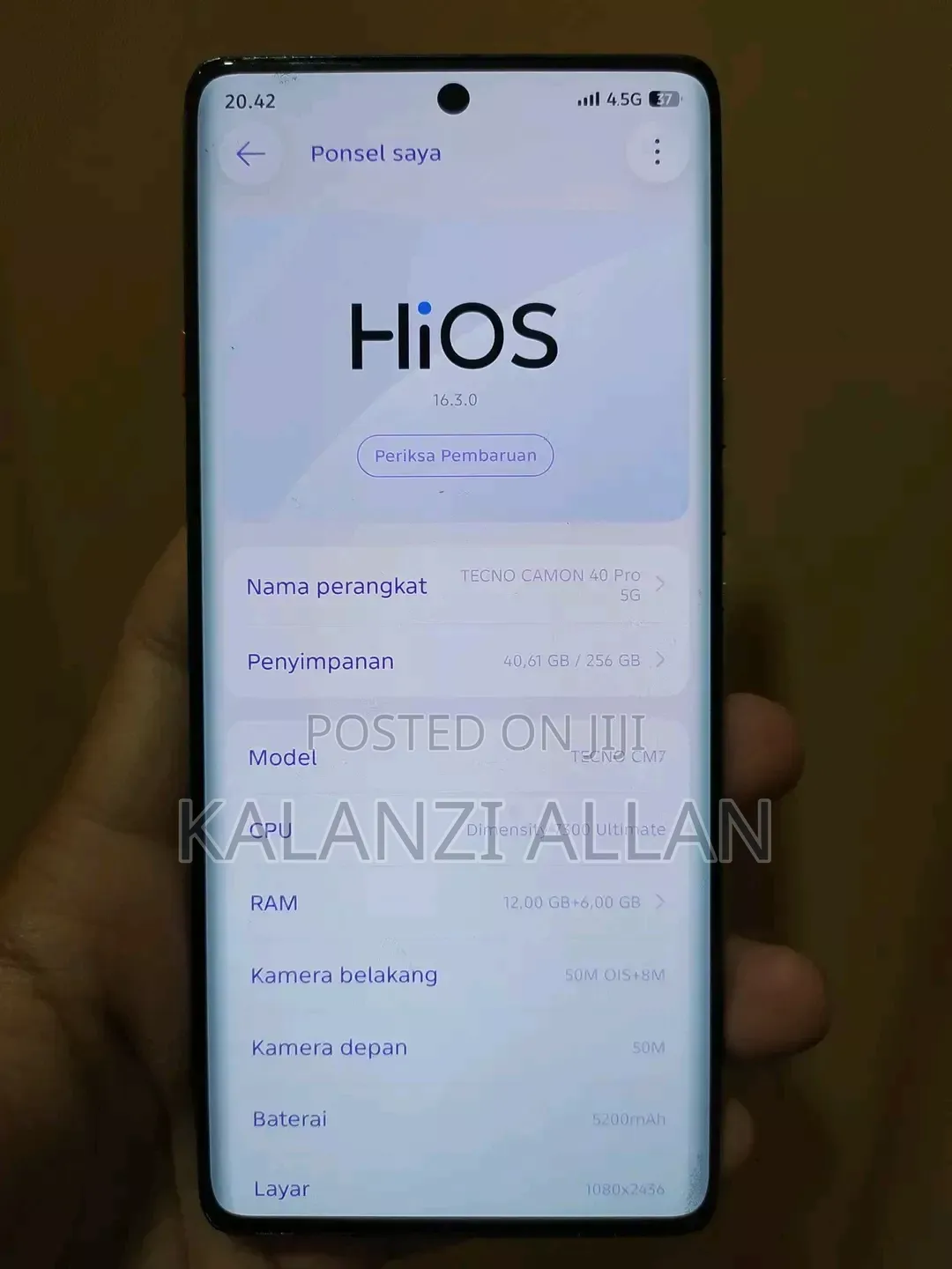New Tecno Camon 50 Ultra 512 GB Gray