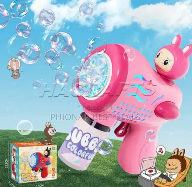 Toy Bubble Blaster Machine