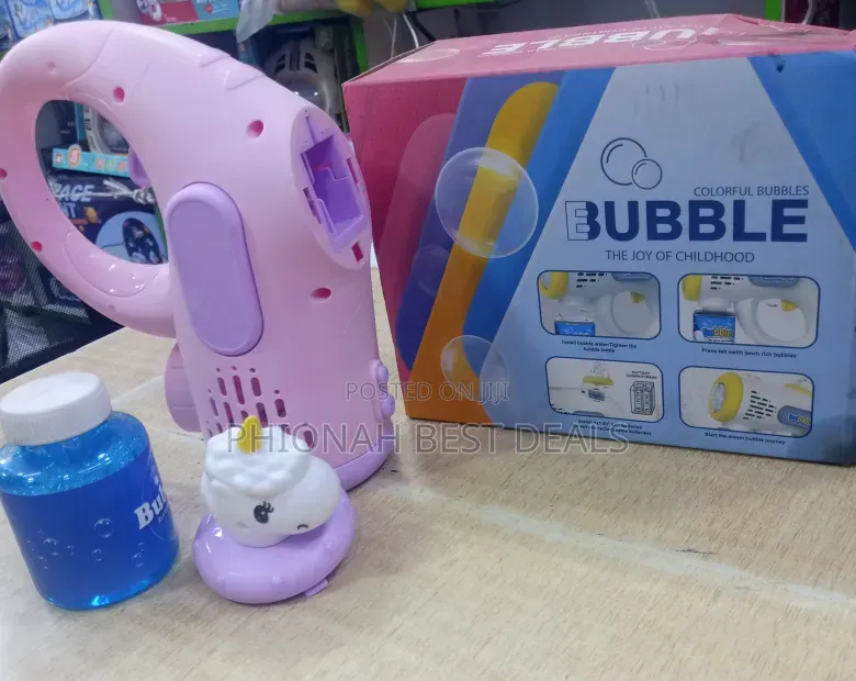 Toy Bubble Blaster Machine