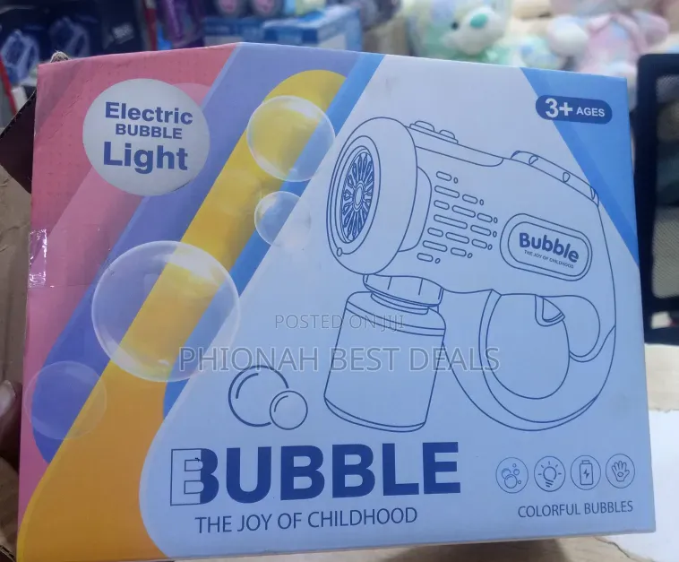 Toy Bubble Blaster Machine