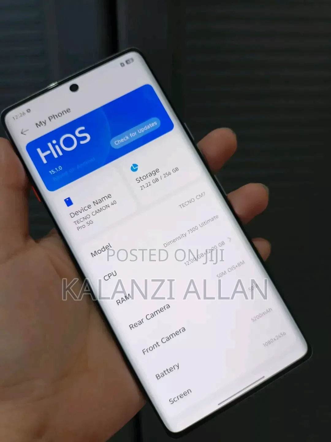New Tecno Camon 40 Pro 5G 256 GB Green