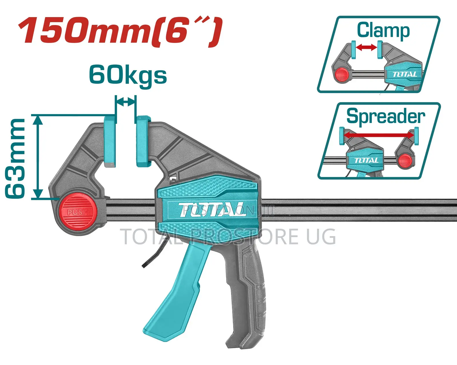 Quick Bar Clamp 150mm(6").