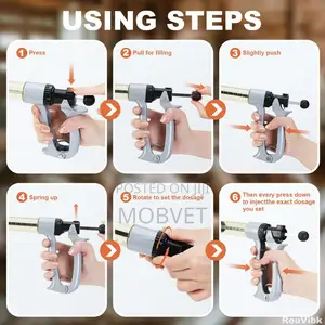 25ml Automatic Revolver Veterinary Syringe With Spare Barrel