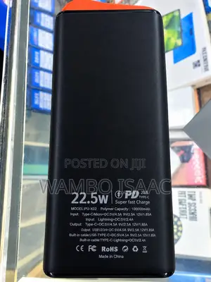 PURE 100,000mAh Power Bank With Built-in LED Flashlight