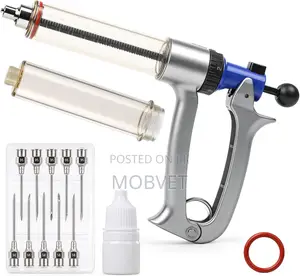 50ml Automatic Revolver Veterinary Syringe With Spare Barrel