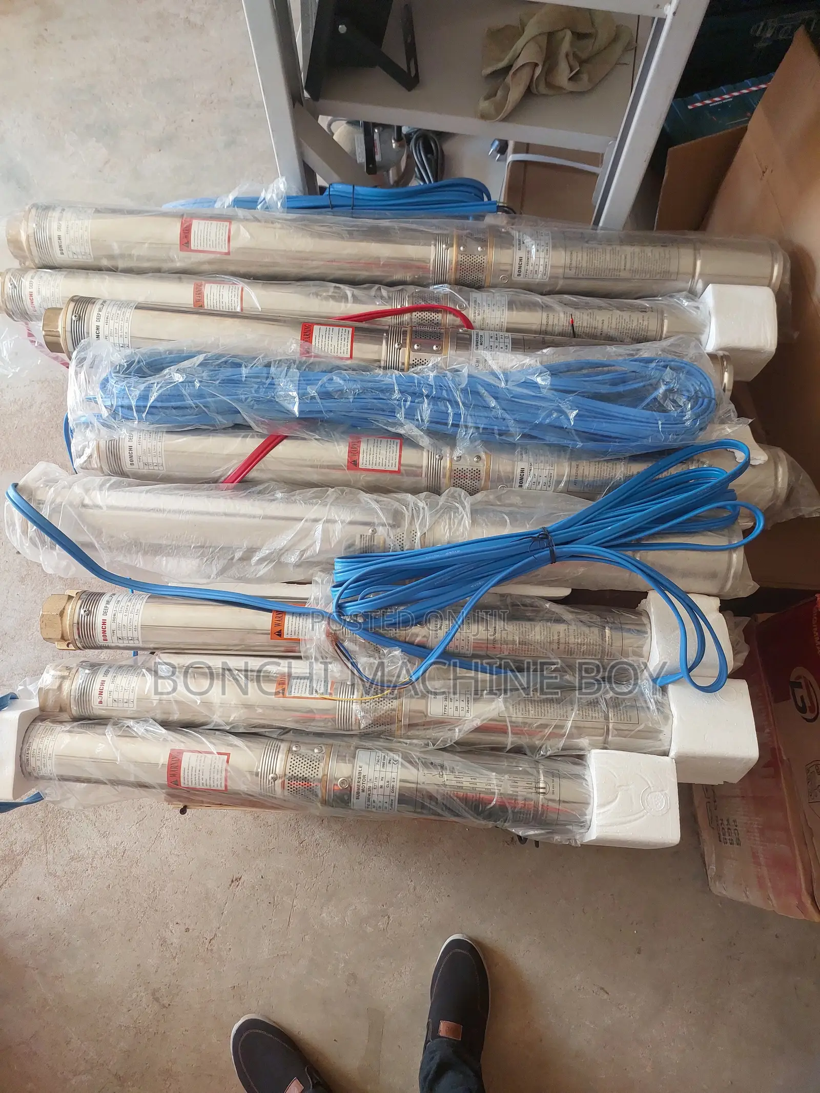 Bonchi 81m Deep Well Submersible Pump 4”
