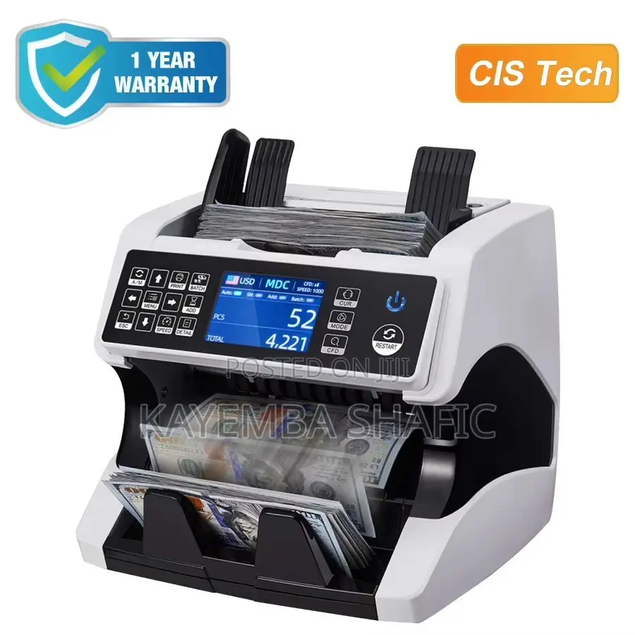 AL-920 Multi-Currency Mixed Denomination Money Counter & Fake Detector