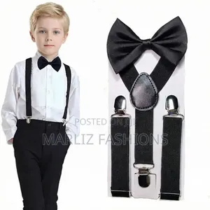 Black Kids Suspender