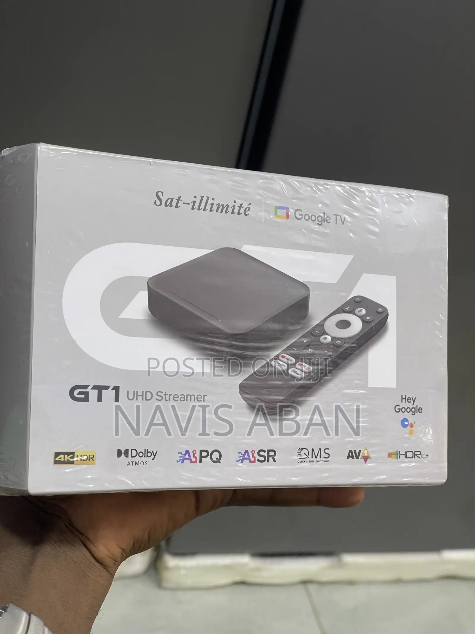 RockTek GT1 UHD Streamer, a Certified 4K Google TV Box