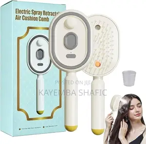 Electric Spray Retractable Air Cushion Comb & Scalp Massager
