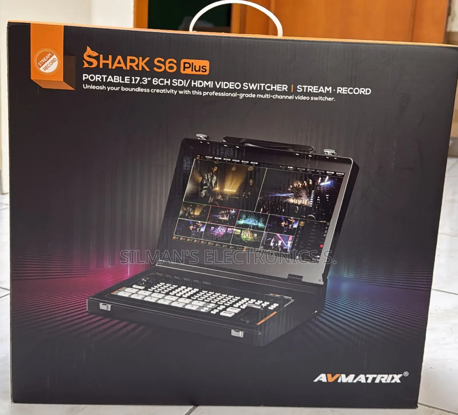 Avmatrix Shark S6 Plus 17.3" Video Switcher
