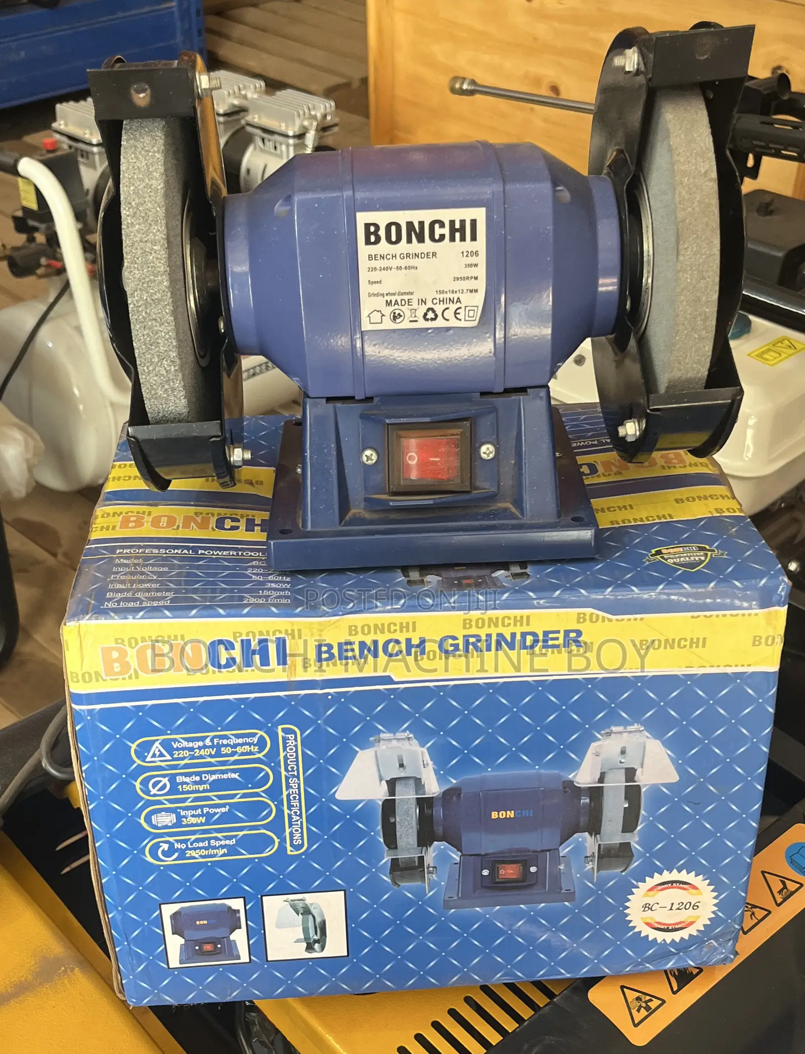 Bonchi 350W Table/Bench Grinder