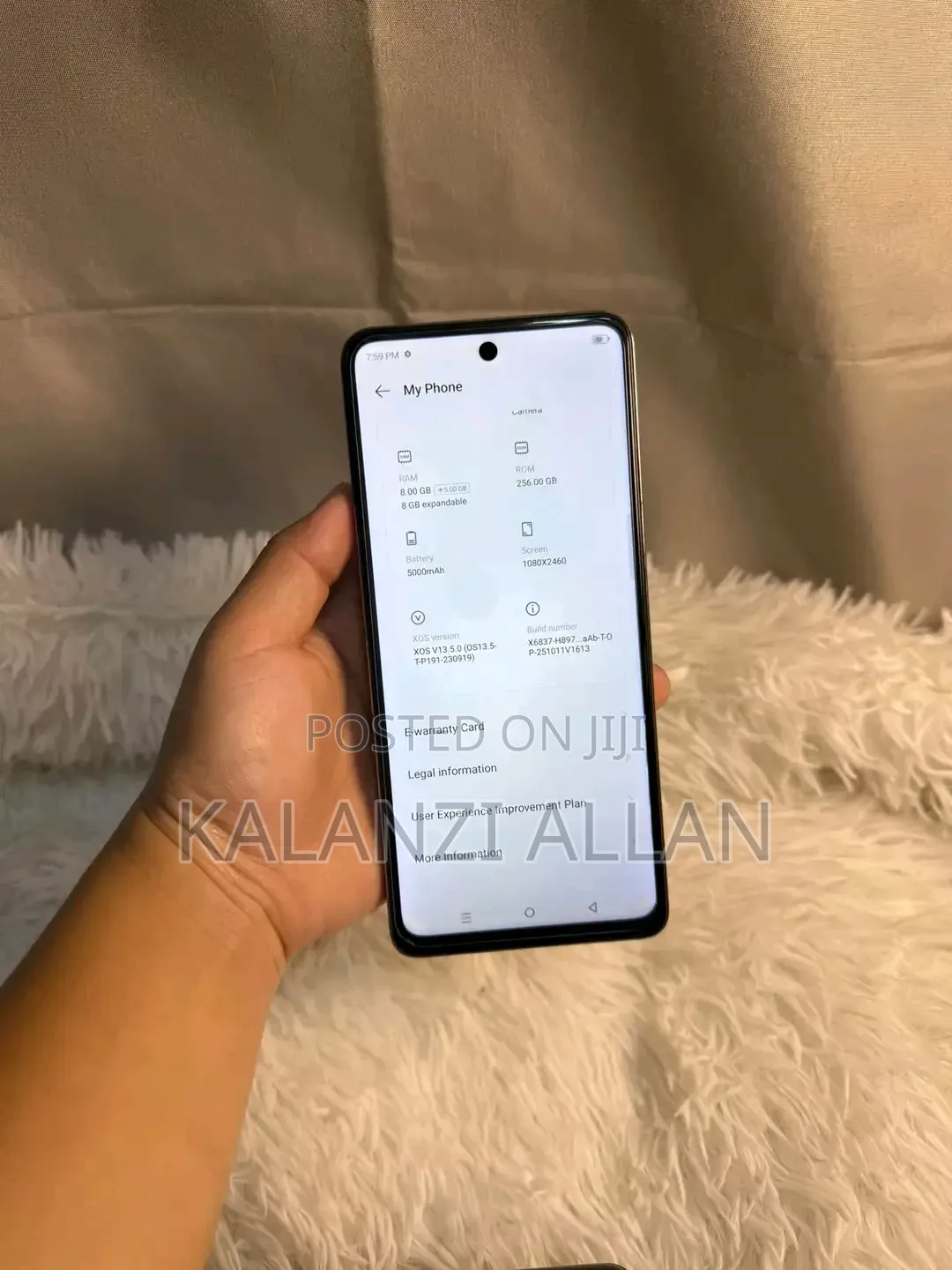 New Infinix Hot 40 Pro 256 GB Gold