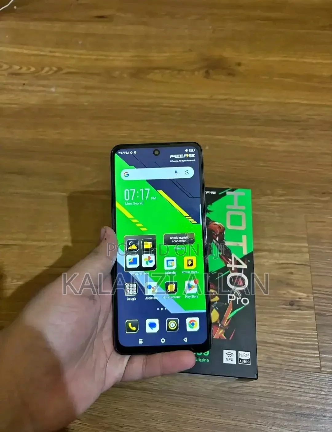 New Infinix Hot 40 Pro 256 GB Black