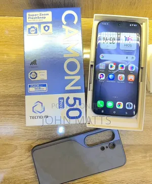 New Tecno Camon 50 Pro 256 GB Black