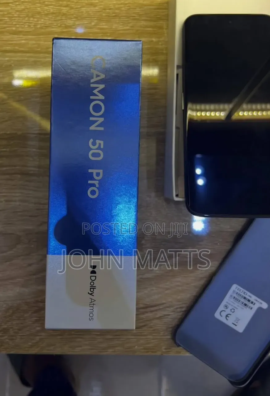 New Tecno Camon 50 Pro 256 GB Black