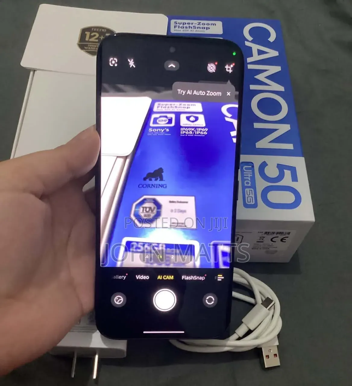 New Tecno Camon 50 Ultra 512 GB Silver