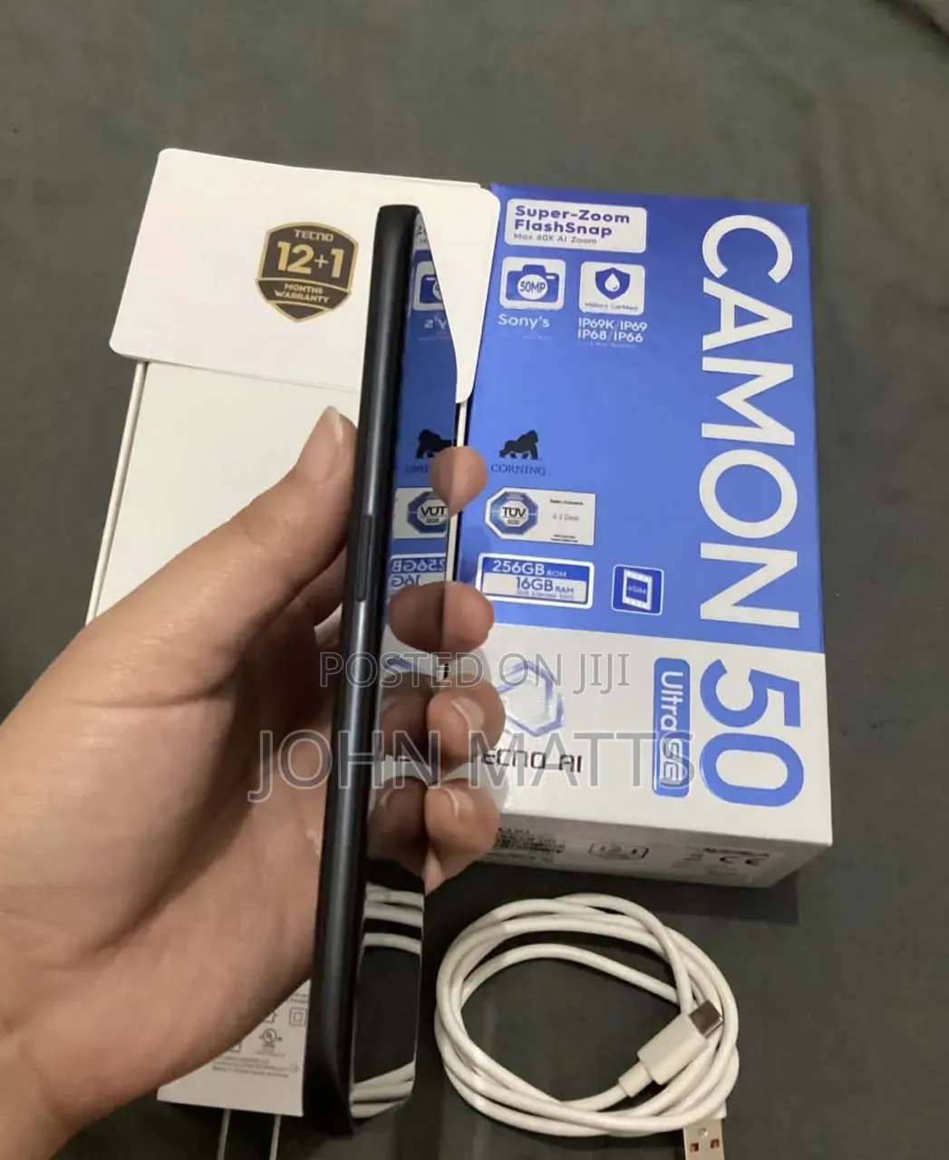 New Tecno Camon 50 Ultra 512 GB Black