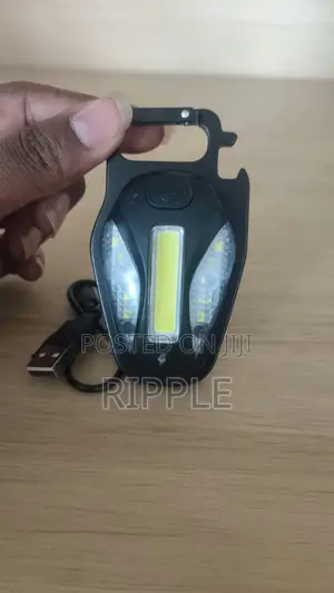 Rechargeable LED Safety Light – White & Red Warning Lamp