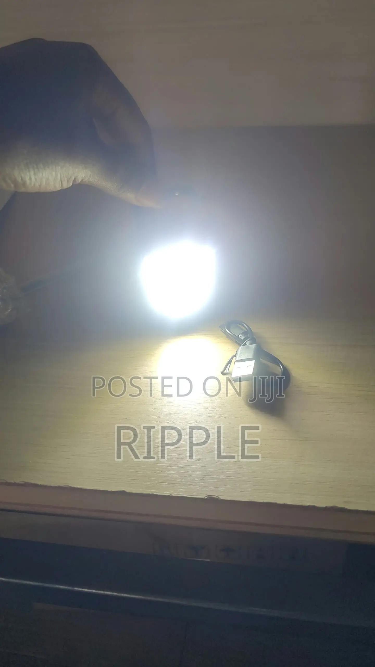 Rechargeable LED Safety Light – White & Red Warning Lamp