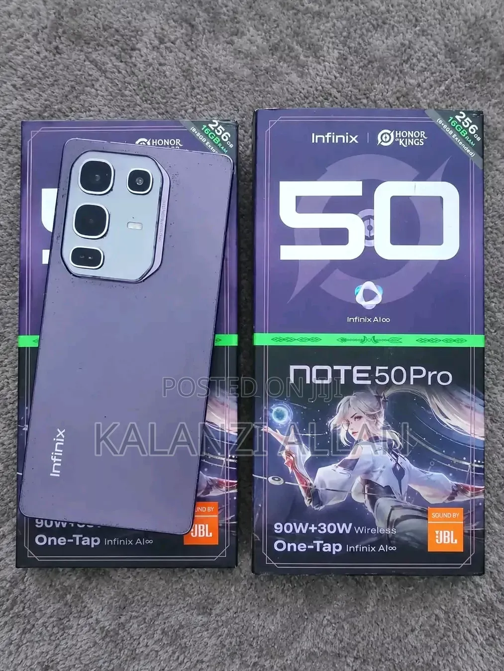 New Infinix Note 50 Pro 256 GB Purple