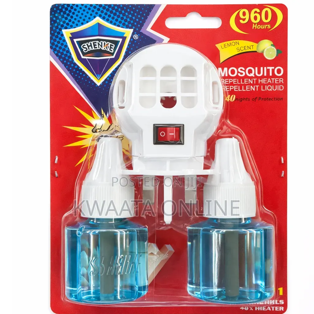 Shenke Electric Mosquito Repellent Double Kit - 960 Hours Protection