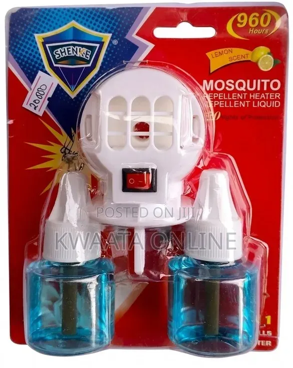 Shenke Electric Mosquito Repellent Double Kit - 960 Hours Protection