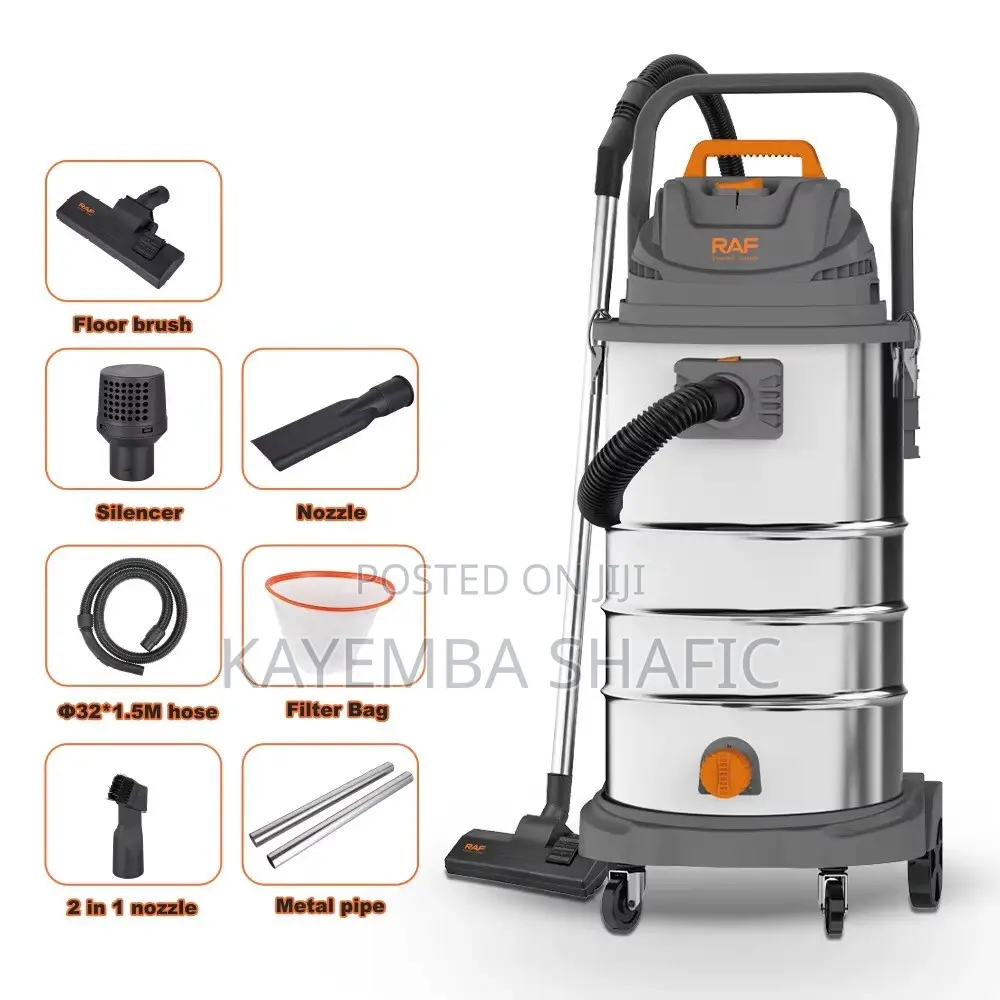 • RAF Wet and Dry Industrial Vacuum Cleaner 60L 1400W (R.8717)