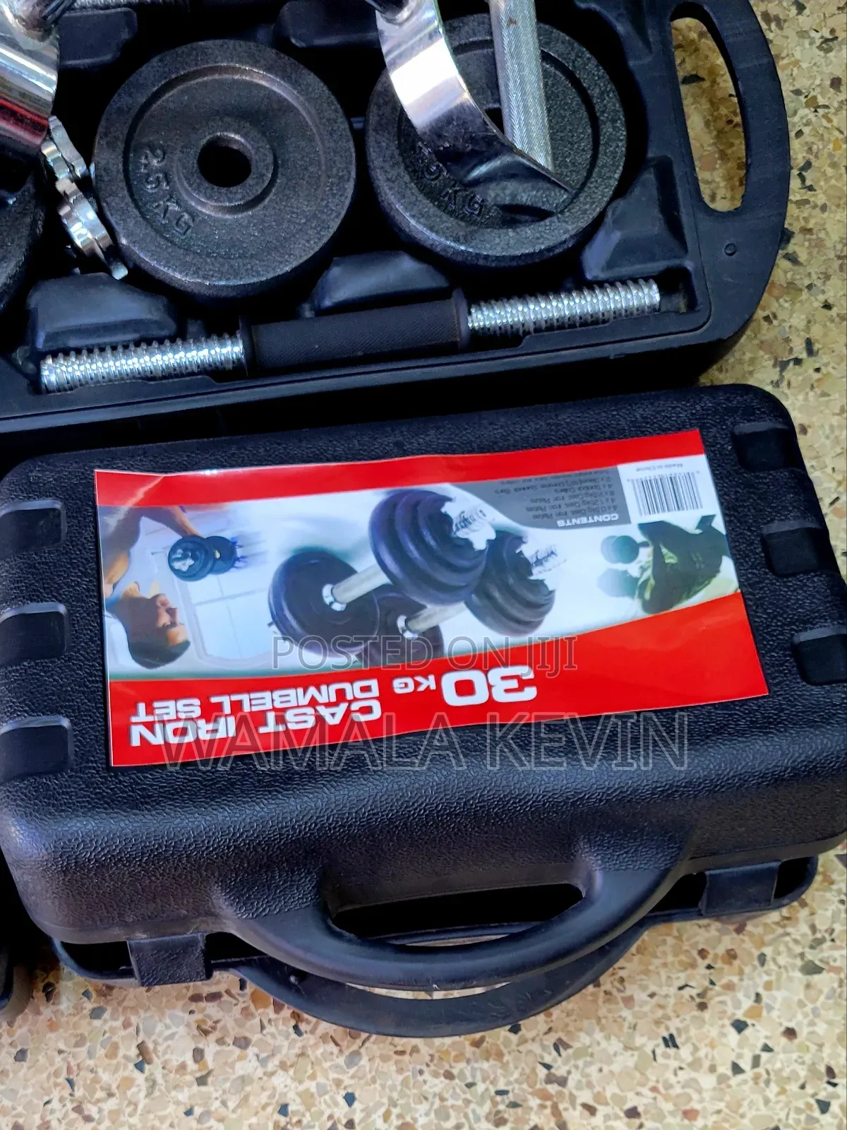 Adjustable 30kg Dumbbell Set