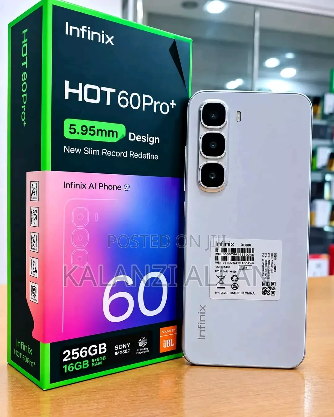 New Infinix Hot 60 Pro+ 256 GB Pink