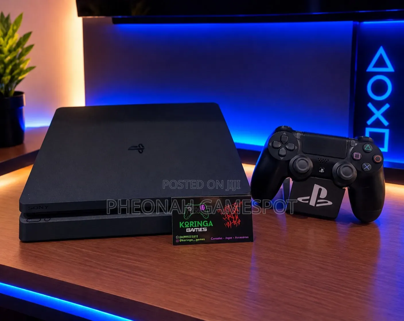 Almost New Sony PlayStation 4 Slim 500GB. Chipped With 12 Games, 2pads