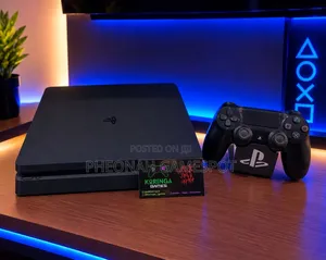 Almost New Sony PlayStation 4 Slim 500GB. Chipped With 12 Games, 2pads