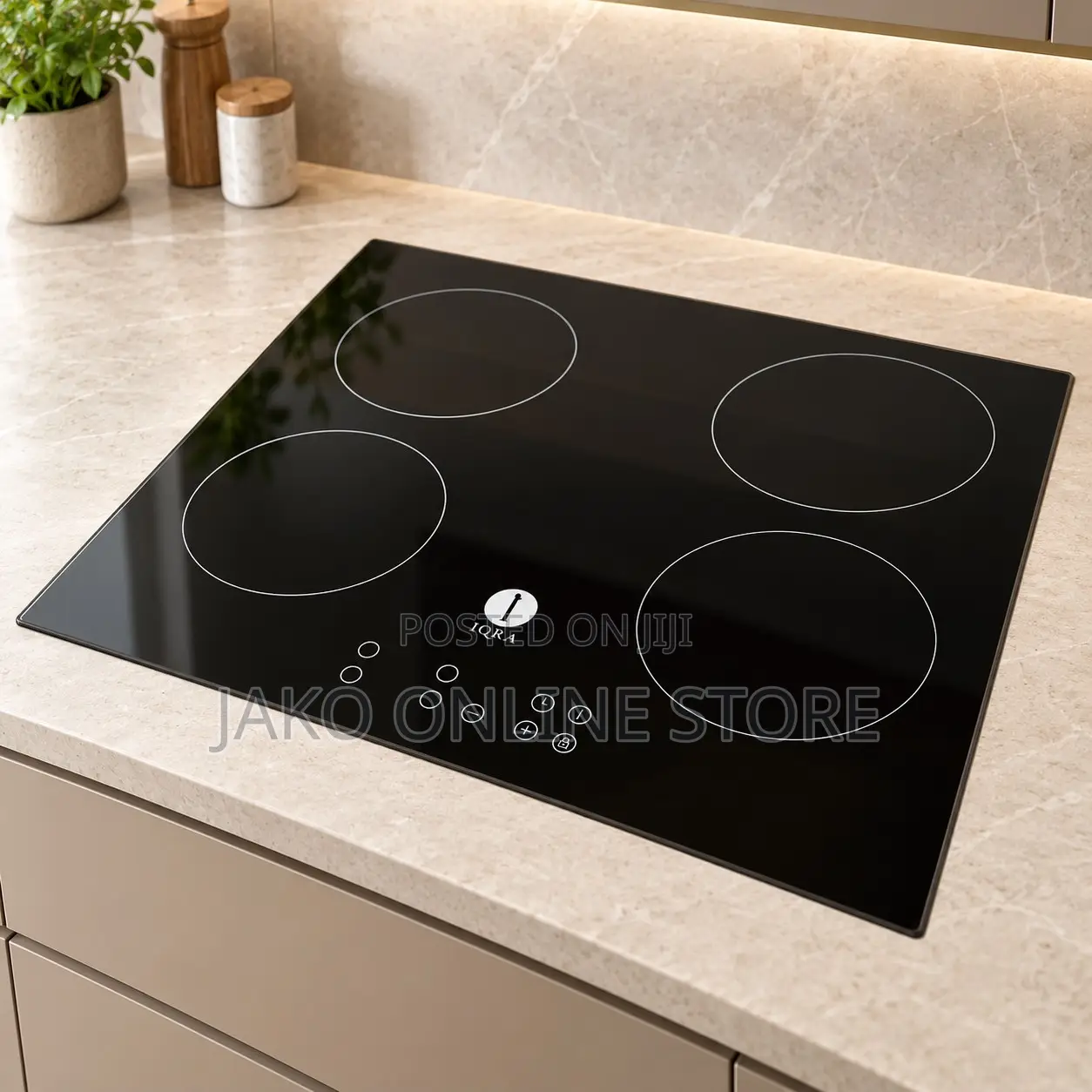 IQRA KH6090CRM Electric Hob‐in With Touch Panel