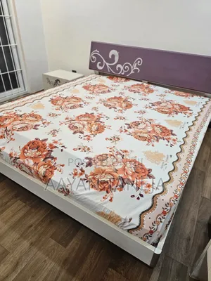 Purple Bed and Dressing Table Set (Matress Included)