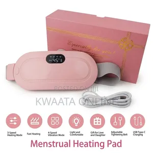 MENSTRUAL CUP Heating Pad for Period Cramps, Belly Electric Heat Belt