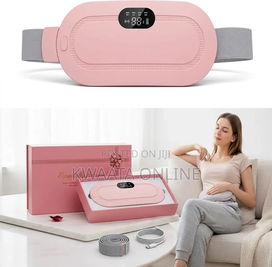 MENSTRUAL CUP Heating Pad for Period Cramps, Belly Electric Heat Belt