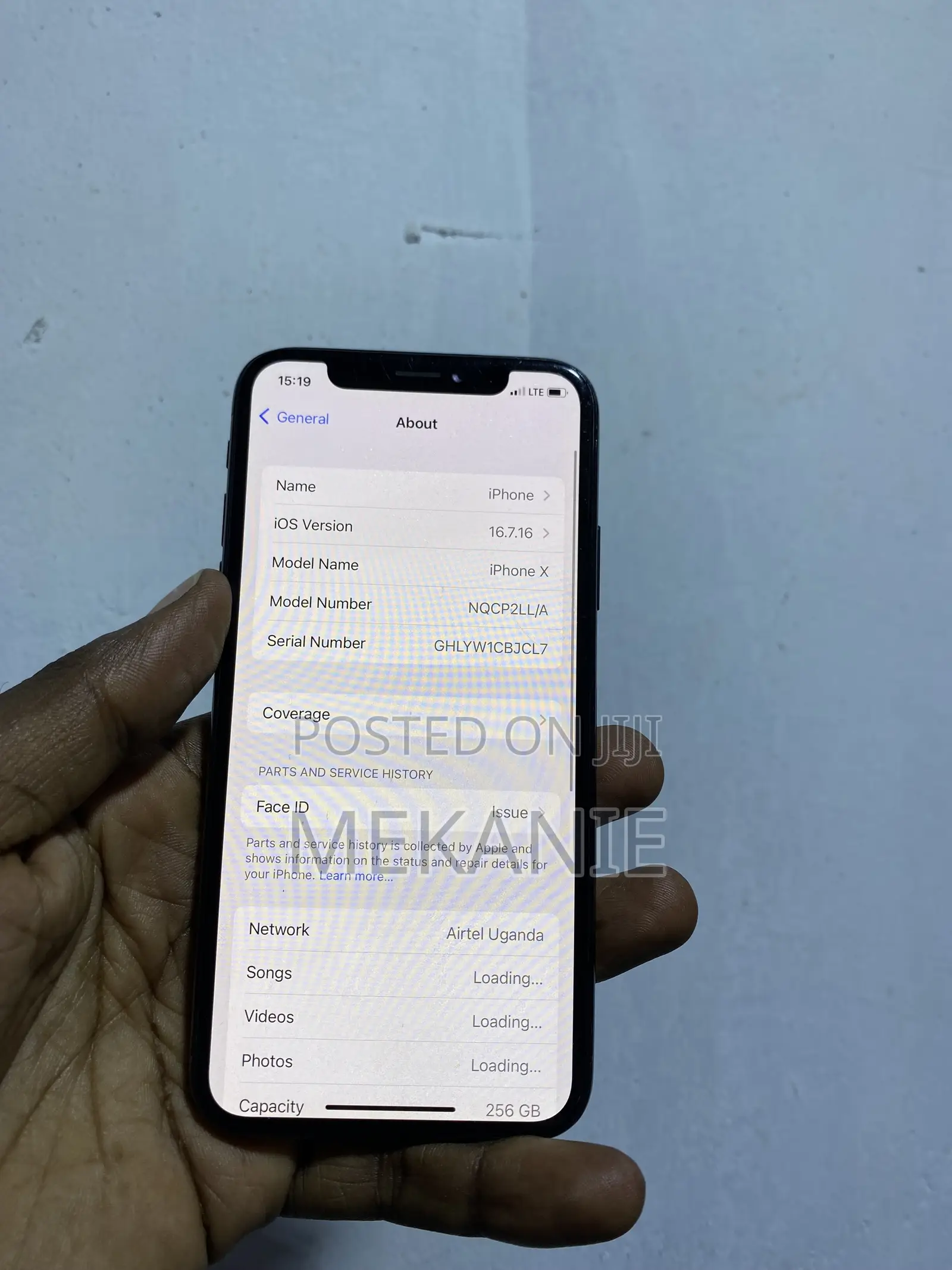Apple iPhone X 256 GB Black