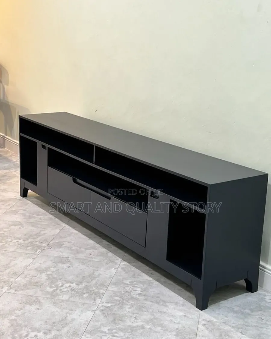 TV Stand/Tvstands Wall/Unit TV Stands Black 7ft