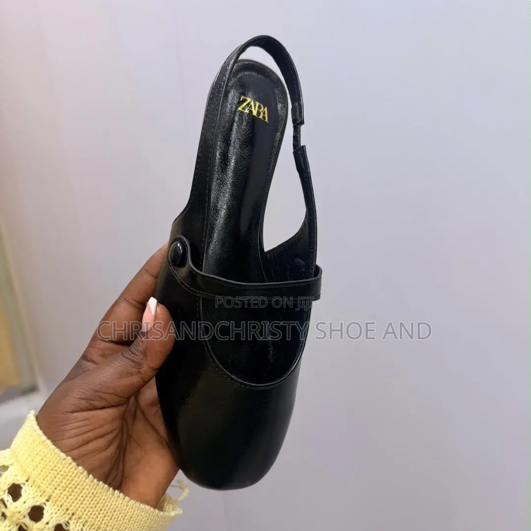 Fanfa Italy Style Ladies Leather Mules