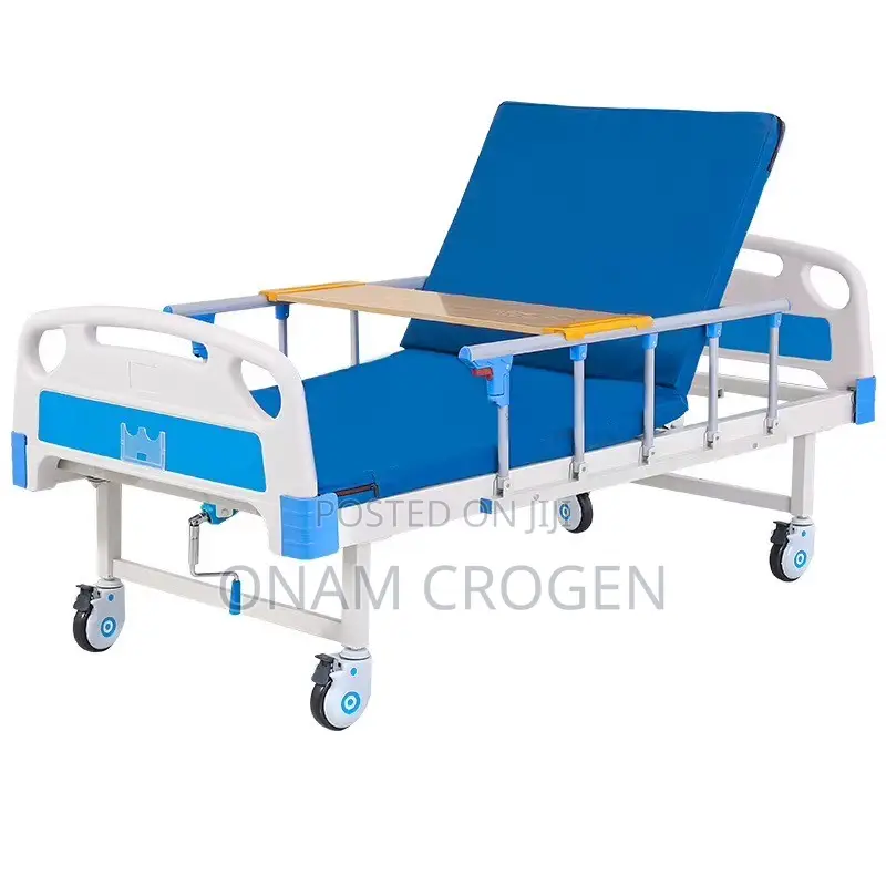 Single Crank Abs Bed No Mattress With Casters