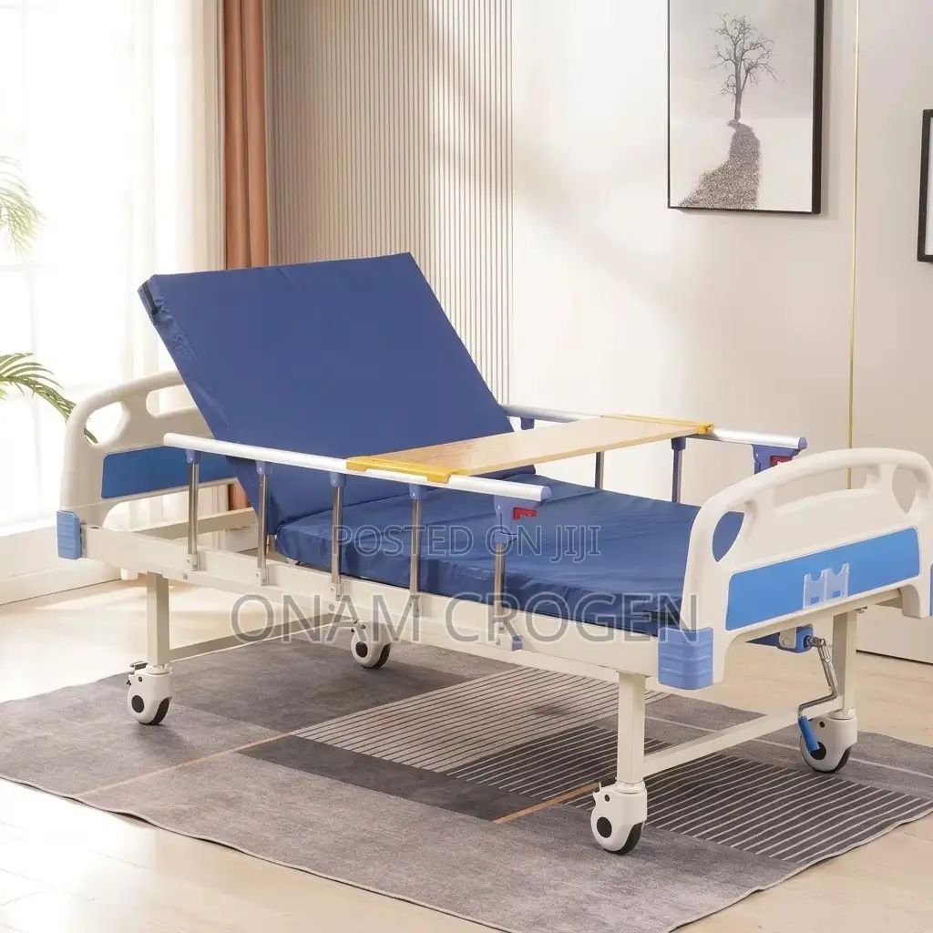 Single Crank Abs Bed No Mattress With Casters
