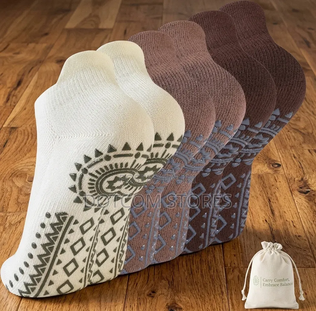 Pair of Non-Slip Unisex Yoga Socks