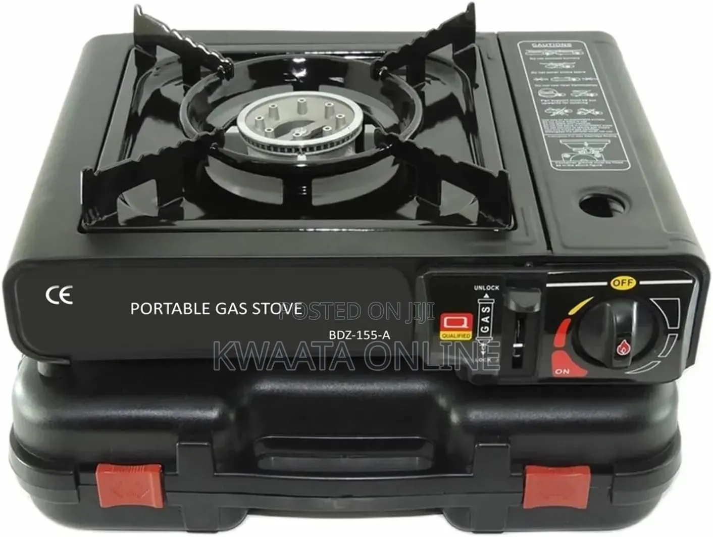 2 in 1 Portable Gas Cooker Outdoor Camp Stove + 4 Butane Gas