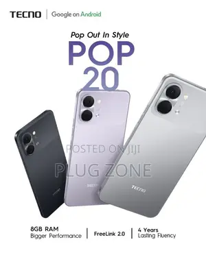 Tecno Pop 20 64 GB Black