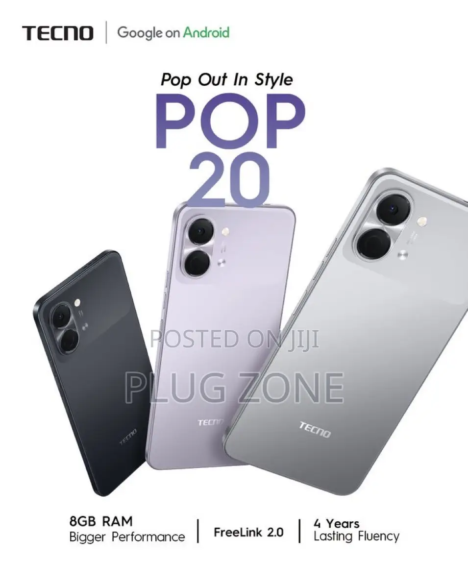 Tecno Pop 20 64 GB Black
