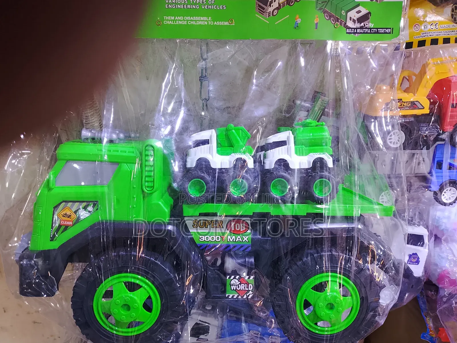 Friction-Powered Car Carrier Truck Set